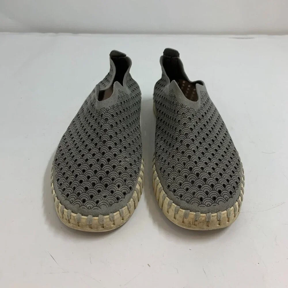 Ilse Jacobsen Women's‎ Hornbaek Tulip Laser Cut Slip On Flats SIze 10/41